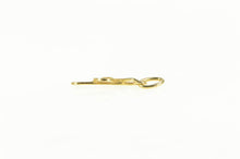 Load image into Gallery viewer, 14K Treble Clef Music Symbol Musician Charm/Pendant Yellow Gold