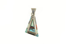 Load image into Gallery viewer, Sterling Silver Larry Castillo Navajo Native American Pendant