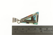 Load image into Gallery viewer, Sterling Silver Larry Castillo Navajo Native American Pendant