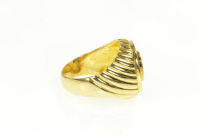 18K 2.75 Ctw Natural Sapphire Diamond Halo Artisan Ring Yellow Gold