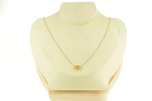 Load image into Gallery viewer, 14K Checkerboard Cut Ethiopian Opal Chain Necklace 18&quot; Yellow Gold