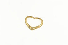 Load image into Gallery viewer, 14K Diamond Cut Heart Symbol Love Pendant Yellow Gold