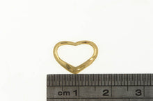 Load image into Gallery viewer, 14K Diamond Cut Heart Symbol Love Pendant Yellow Gold