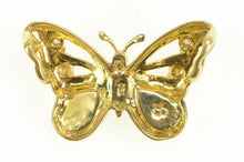 Load image into Gallery viewer, 18K Natural Opal Inlay Diamond Butterfly Statement Pendant Yellow Gold