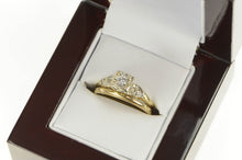 Load image into Gallery viewer, 14K 1940&#39;s Diamond Vintage Engagement Bridal Ring Size 7.25 Yellow Gold