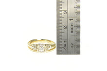 Load image into Gallery viewer, 14K 1940&#39;s Diamond Vintage Engagement Bridal Ring Size 7.25 Yellow Gold