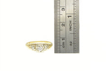 Load image into Gallery viewer, 14K 1940&#39;s Diamond Classic 3 Stone Engagement Ring Yellow Gold