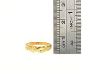 Load image into Gallery viewer, 10K 1930&#39;s Wavy Pattern Vintage Child&#39;s Baby Ring Yellow Gold