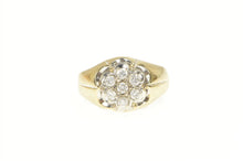 Load image into Gallery viewer, 10K 0.50 Ctw Diamond 1960&#39;s Floral Cluster Ring Yellow Gold