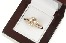Load image into Gallery viewer, 14K 2.53 Ctw Morganite VS Diamond Engagement Ring Rose Gold