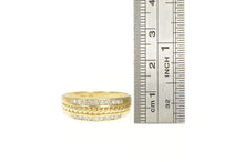 Load image into Gallery viewer, 14K 0.25 Ctw Diamond Twist Design Wedding Band Ring Yellow Gold