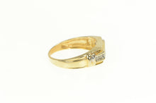 Load image into Gallery viewer, 10K 0.20 Ctw Squared Diamond Men&#39;s Wedding Ring Yellow Gold