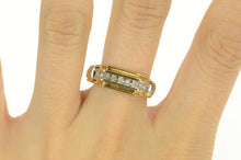 Load image into Gallery viewer, 10K 0.20 Ctw Squared Diamond Men&#39;s Wedding Ring Yellow Gold