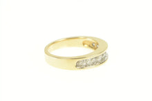Load image into Gallery viewer, 14K 0.60 Ctw Diamond Channel Wedding Band Ring Yellow Gold