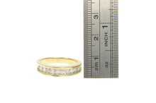 Load image into Gallery viewer, 14K 0.60 Ctw Diamond Channel Wedding Band Ring Yellow Gold