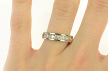 Load image into Gallery viewer, 14K 0.60 Ctw Diamond Channel Wedding Band Ring Yellow Gold