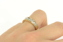 Load image into Gallery viewer, 14K 0.60 Ctw Diamond Channel Wedding Band Ring Yellow Gold