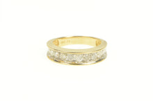 Load image into Gallery viewer, 14K 1.25 Ctw Diamond Channel Wedding Band Ring Yellow Gold