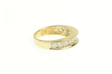 Load image into Gallery viewer, 14K 1.25 Ctw Diamond Channel Wedding Band Ring Yellow Gold