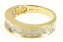 Load image into Gallery viewer, 14K 1.25 Ctw Diamond Channel Wedding Band Ring Yellow Gold