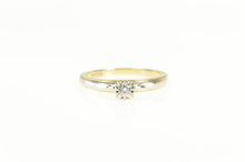 Load image into Gallery viewer, 14K 1950&#39;s Vintage Diamond Solitaire Promise Ring Yellow Gold