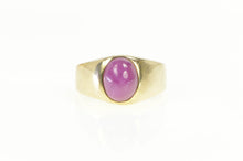 Load image into Gallery viewer, 14K 4.00 Ct Lindy Star Ruby Cabochon Vintage Ring Yellow Gold