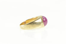 Load image into Gallery viewer, 14K 4.00 Ct Lindy Star Ruby Cabochon Vintage Ring Yellow Gold