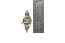 Load image into Gallery viewer, Sterling Silver Southwestern Turquoise Inset Artisanal Ring