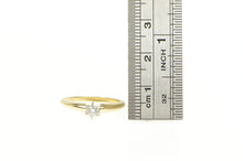 Load image into Gallery viewer, 14K 0.16 Ct Diamond Solitaire Classic Engagement Ring Yellow Gold