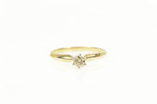 Load image into Gallery viewer, 14K 0.24 Ct Classic Diamond Solitaire Engagement Ring Yellow Gold