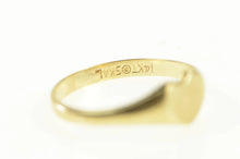 Load image into Gallery viewer, 14K Heart Love Symbol Retro Child&#39;s Baby Ring Yellow Gold