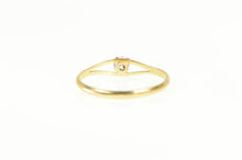 Load image into Gallery viewer, 14K Round Pink Topaz Solitaire Classic Statement Ring Yellow Gold