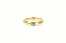 Load image into Gallery viewer, 14K Natural Sapphire Flush Inset Baby Child&#39;s Ring Yellow Gold