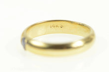 Load image into Gallery viewer, 14K Natural Sapphire Flush Inset Baby Child&#39;s Ring Yellow Gold