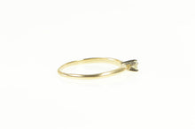 Load image into Gallery viewer, 14K Classic Round Diamond Solitaire Promise Ring Yellow Gold
