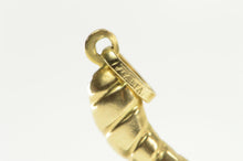 Load image into Gallery viewer, 14K Twist Design Italian Horn Protection Symbol Charm/Pendant Yellow Gold