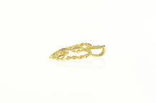 Load image into Gallery viewer, 10K E Heart Monogram Initial Love Symbol Pendant Yellow Gold