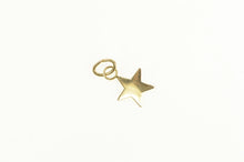 Load image into Gallery viewer, 14K Five Pointed Star Classic Symbol Charm/Pendant Yellow Gold