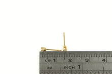 Load image into Gallery viewer, 14K Classic Diamond Round Solitaire Stud Earrings Yellow Gold