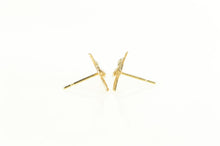 Load image into Gallery viewer, 14K High Relief Cherub Baby Angel Stud Earrings Yellow Gold