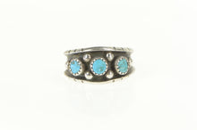 Load image into Gallery viewer, Sterling Silver Native American Turquoise Annie Hoskie Ring