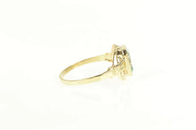 Load image into Gallery viewer, 10K 1930&#39;s Sim. Aquamarine Emerald Cut Statement Ring Yellow Gold