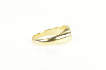 Load image into Gallery viewer, 10K 1940&#39;s Vintage Oval Monogram Signet Plain Ring Yellow Gold
