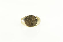 Load image into Gallery viewer, 14K Victorian K R P Engraved Monogram Signet Ring Yellow Gold