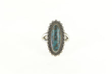 Load image into Gallery viewer, Sterling Silver Oval Turquoise Cabochon Southwestern Ring