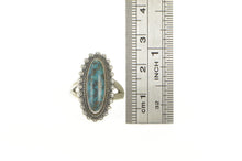 Load image into Gallery viewer, Sterling Silver Oval Turquoise Cabochon Southwestern Ring