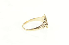 Load image into Gallery viewer, 14K Victorian H W Monogram Engraved Ornate Ring Yellow Gold
