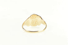 Load image into Gallery viewer, 14K Victorian H W Monogram Engraved Ornate Ring Yellow Gold