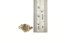 Load image into Gallery viewer, 14K Victorian H W Monogram Engraved Ornate Ring Yellow Gold