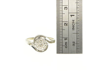Load image into Gallery viewer, 14K 0.21 Ctw Round Diamond Cluster Vintage Ring White Gold